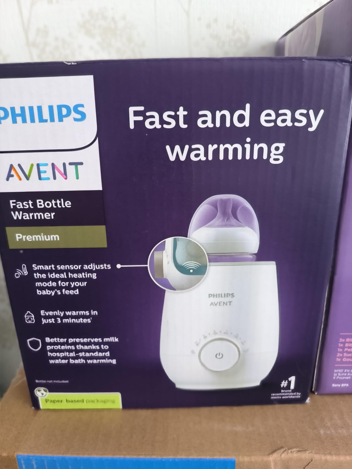 Philips Avent Premium Fast Bottle Warmer with Smart Temperature Control customer photo 1