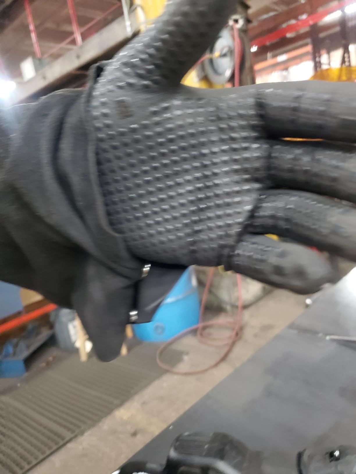 Black Leather Welding Jacket, Heavy Duty FR Split Cowhide Leather Work Safety Jackets, Welder Jackets for Men & Women customer photo 1