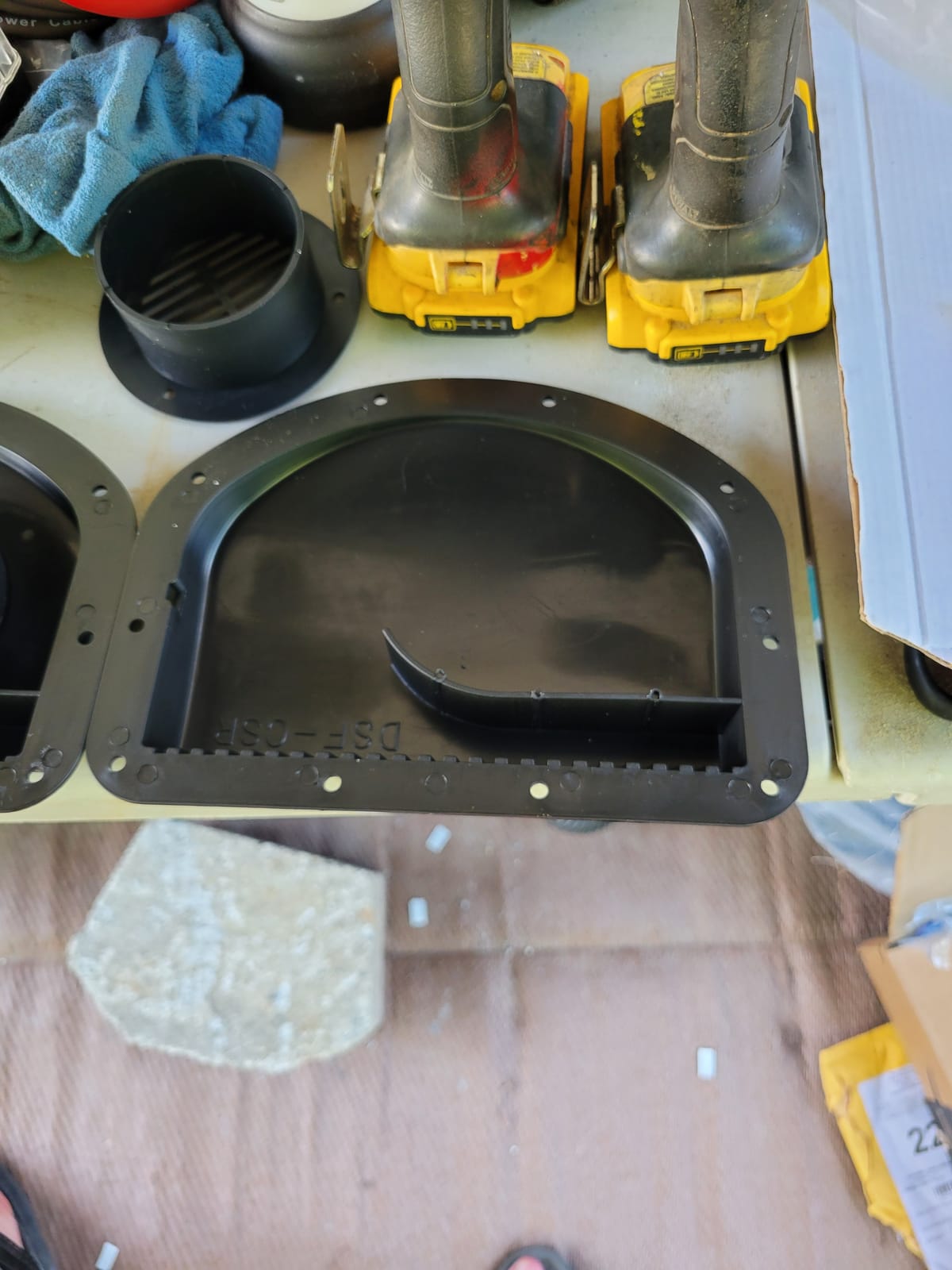 Class A Customs | RV ATV Cycle Truck Cargo Work Trailer Half-Moon Side Air Vents | Two Pack | Black customer photo 1