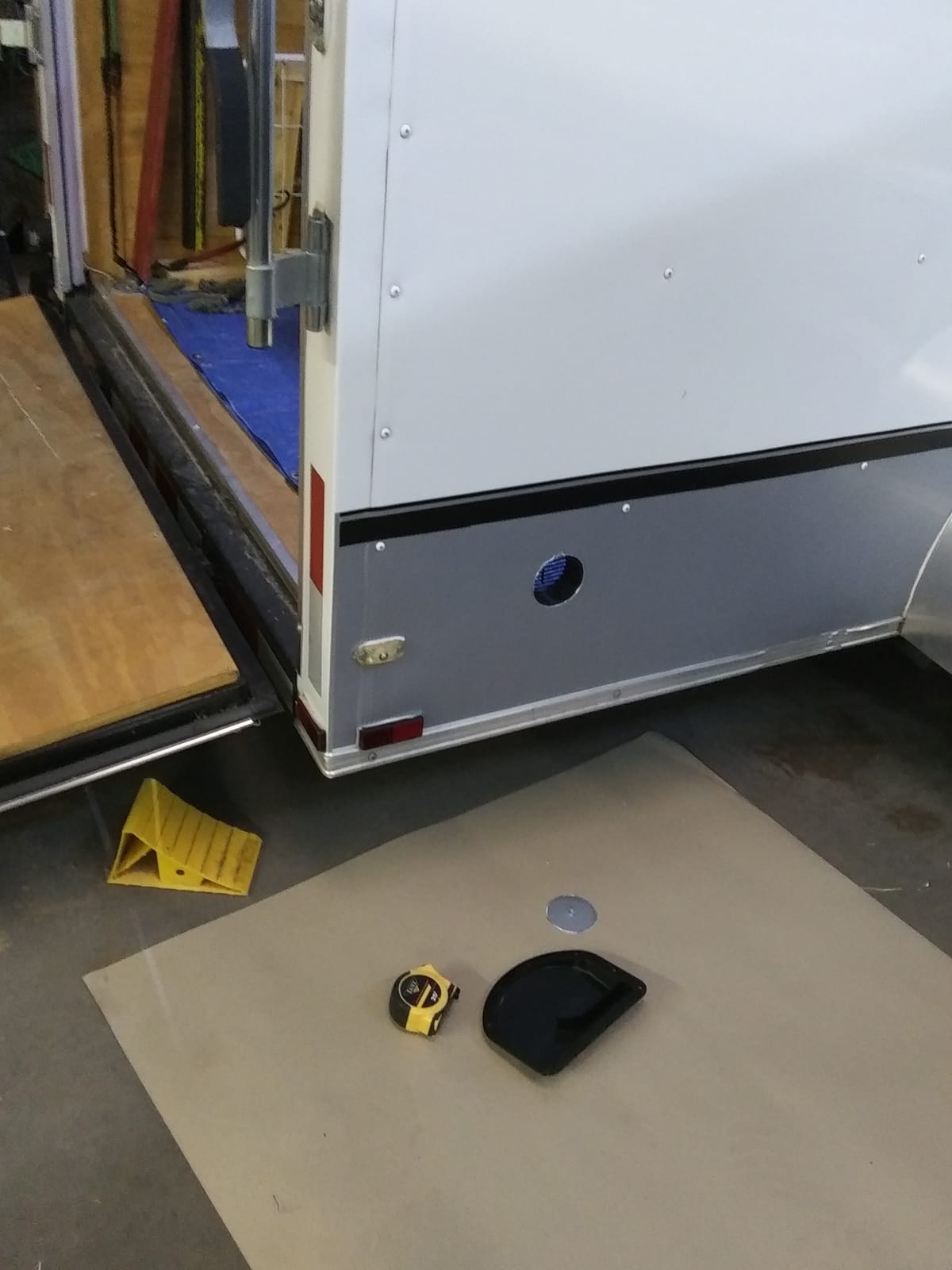 Class A Customs | RV ATV Cycle Truck Cargo Work Trailer Half-Moon Side Air Vents | Two Pack | Black customer photo 2