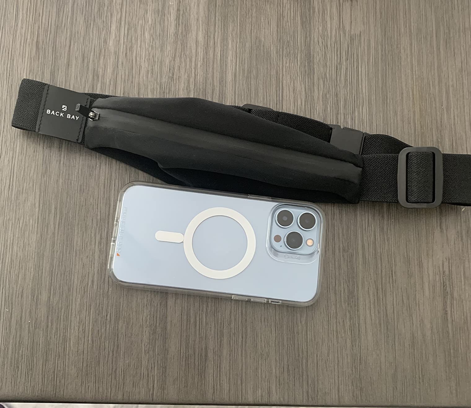 No-Bounce Slim & Secure Running Belt, Fits ALL Phones, Keys, Cards, Gels customer photo 2