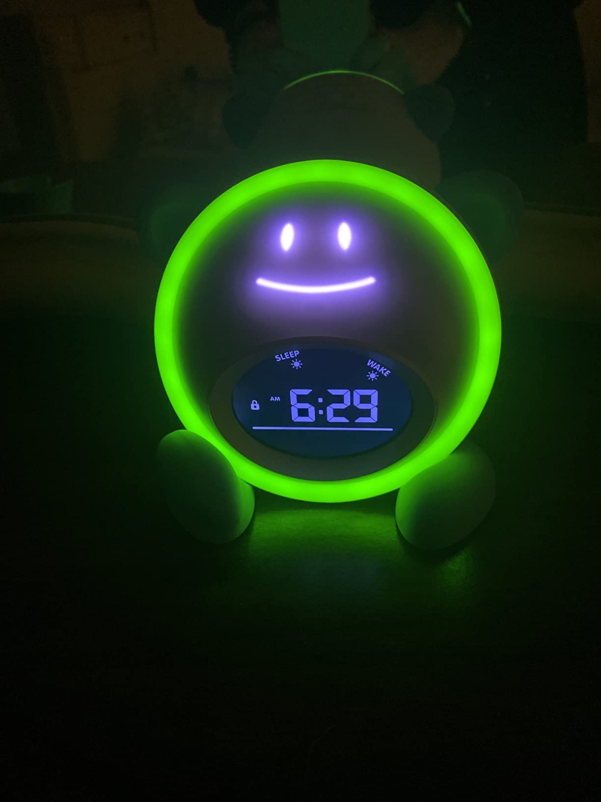 OK to Wake Clock for Kids, Sleep Training Clock with Night Light and Sound Machine, Kids Alarm Clock for Bedrooms (Blue) customer photo 2
