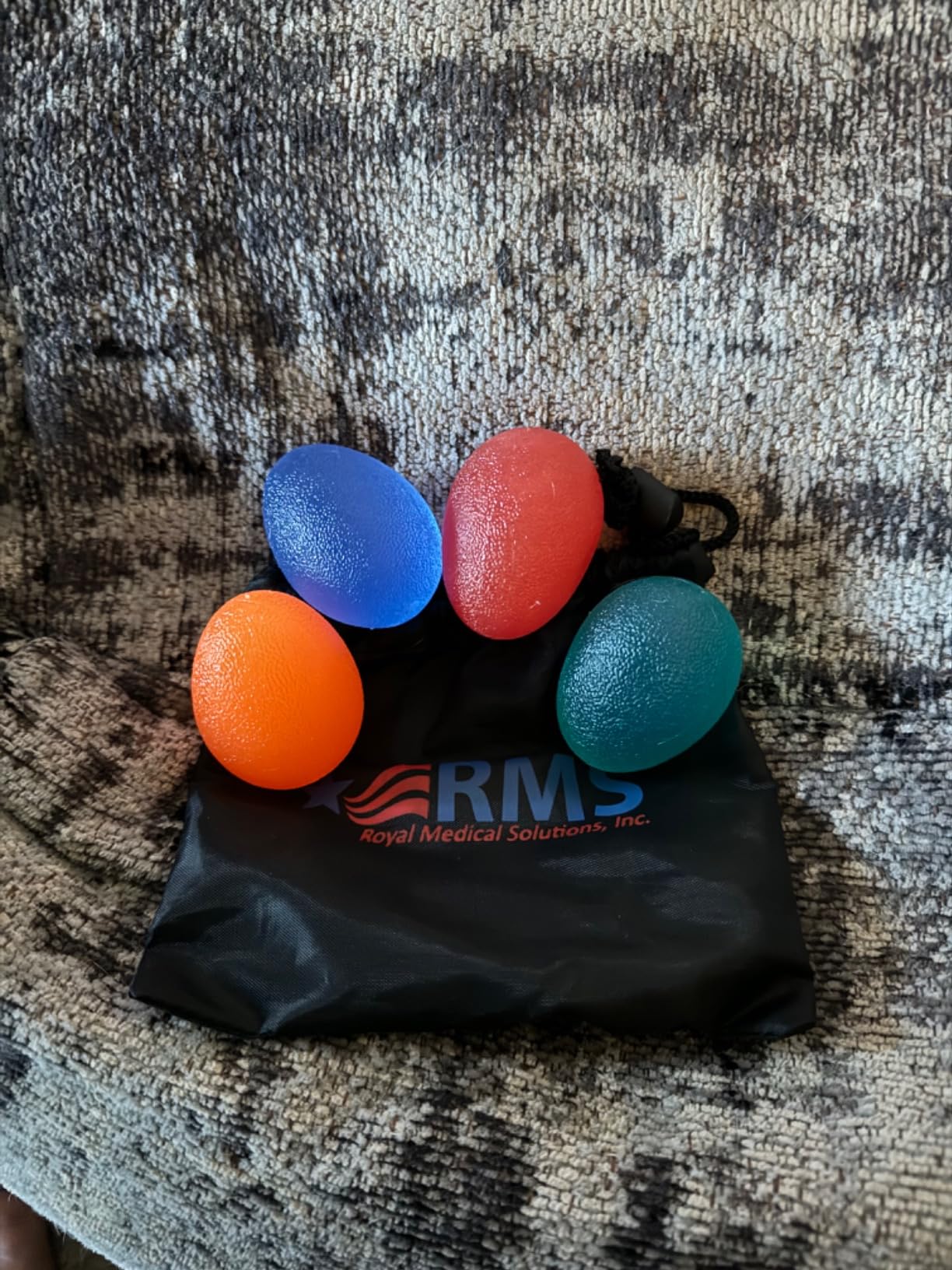 RMS 4-Pack Hand Exercise Balls - Physical & Occupational Therapy Kit customer photo 2