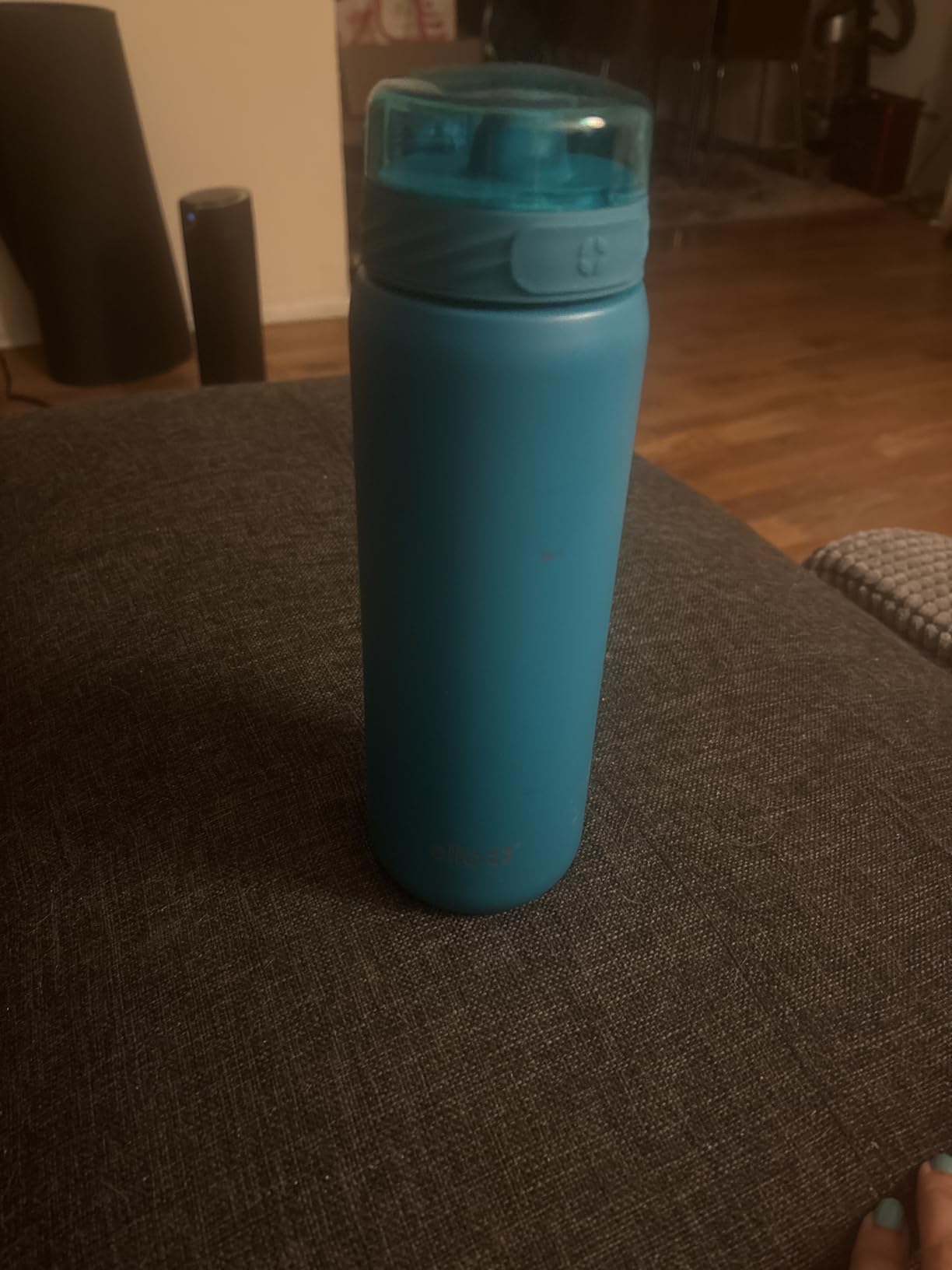Ello Cooper 22oz Stainless Steel Water Bottle with Straw and Carry Handle, Double Walled and Vacuum Insulated Metal, Leak Proof Locking Lid with Soft Silicone Spout, Reusable, BPA Free, Lilac customer photo 2