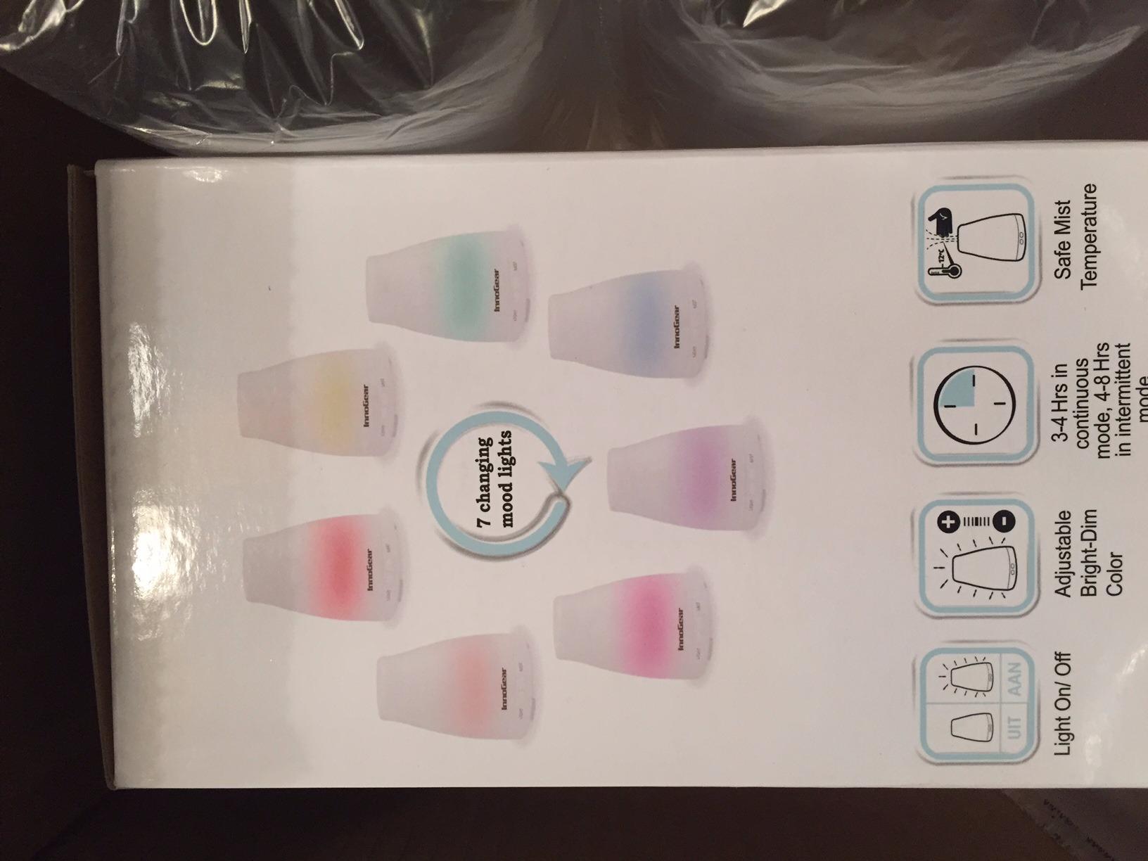 InnoGear Essential Oil Diffuser Ultrasonic Diffusers for Home Scent, Bronze customer photo 2
