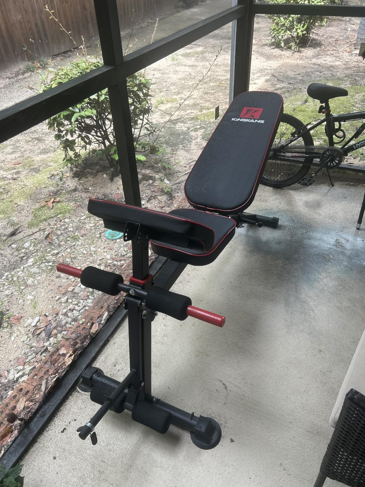 K KiNGKANG Adjustable Weight Bench for Home Gym Full Body Strength Training customer photo 1