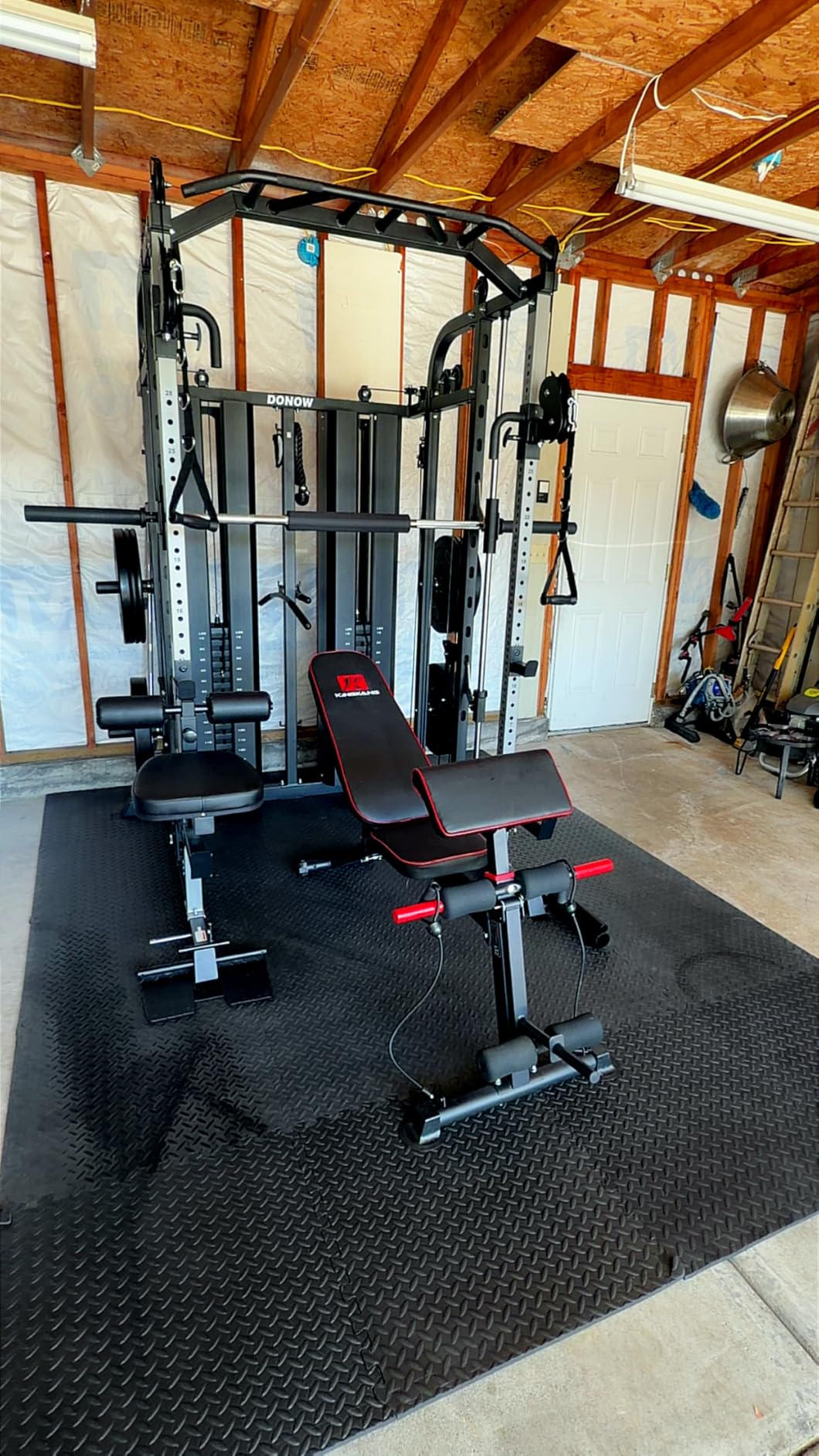K KiNGKANG Adjustable Weight Bench for Home Gym Full Body Strength Training customer photo 2