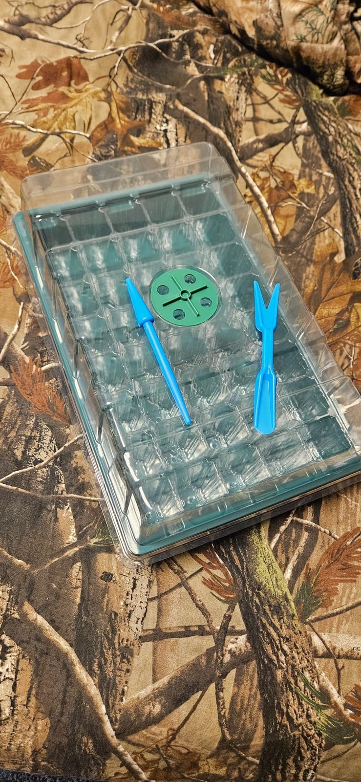 MIXC 5 Pack Seed Starter Tray, 200Cell Mini Propagator Greenhouse Grow Kit customer photo 2