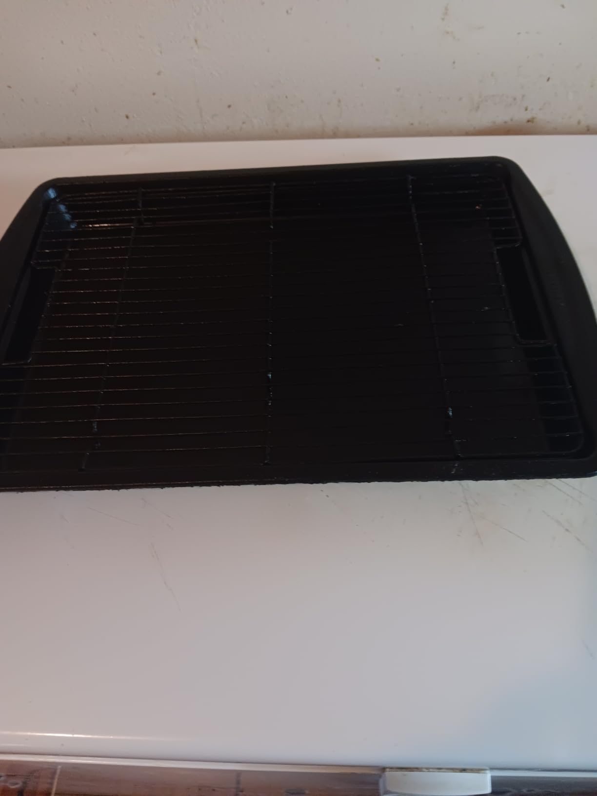GoodCook 15” x 10.5” Nonstick Carbon Steel Baking Pan & Raised Wire Rack – Pizza Crisper, Crispy Bacon, Multipurpose Cooking Sheet Pan, Cooling Rack, Kitchen Cookware Set, Dishwasher Safe customer photo 1