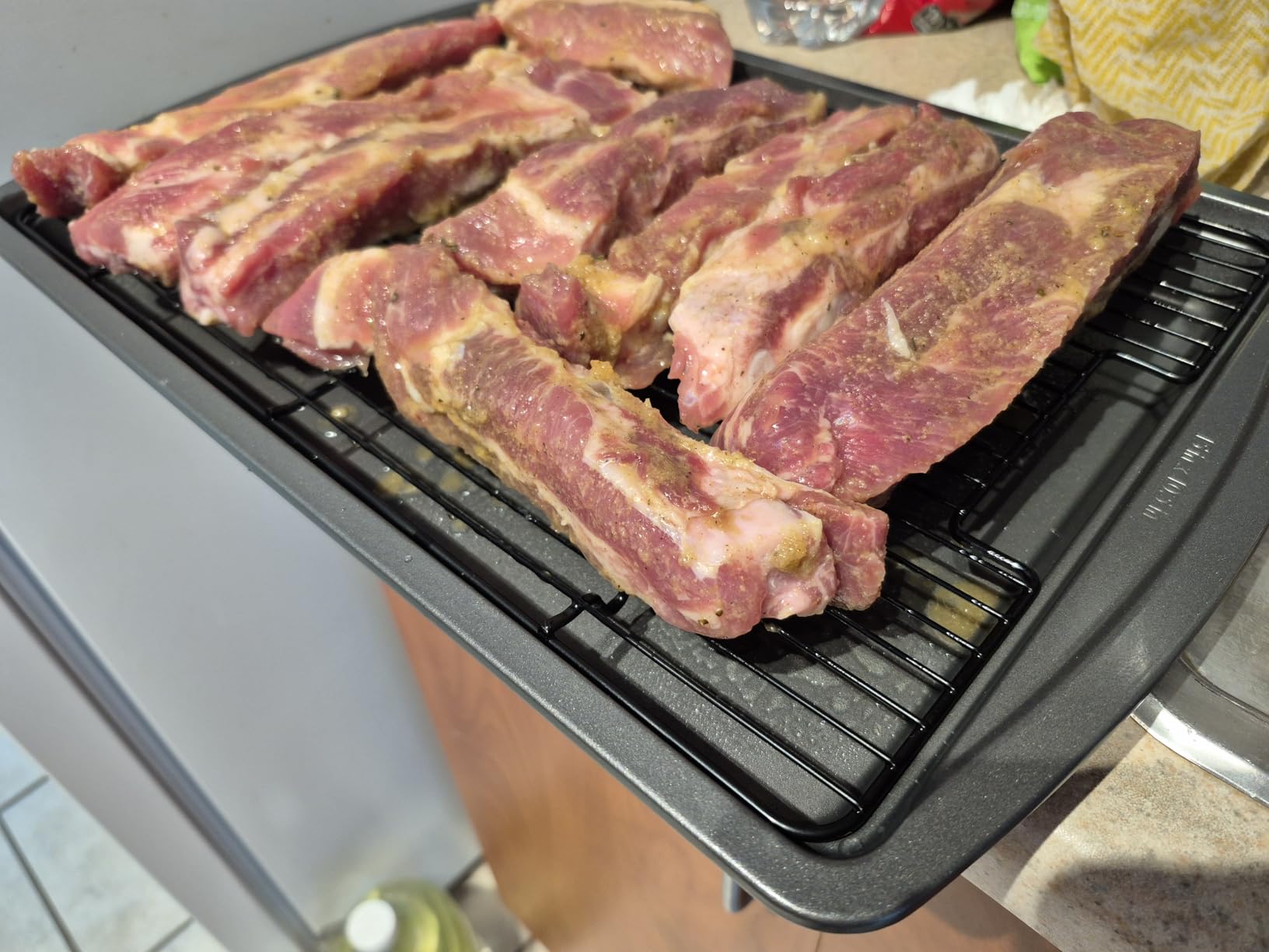 GoodCook 15” x 10.5” Nonstick Carbon Steel Baking Pan & Raised Wire Rack – Pizza Crisper, Crispy Bacon, Multipurpose Cooking Sheet Pan, Cooling Rack, Kitchen Cookware Set, Dishwasher Safe customer photo 2