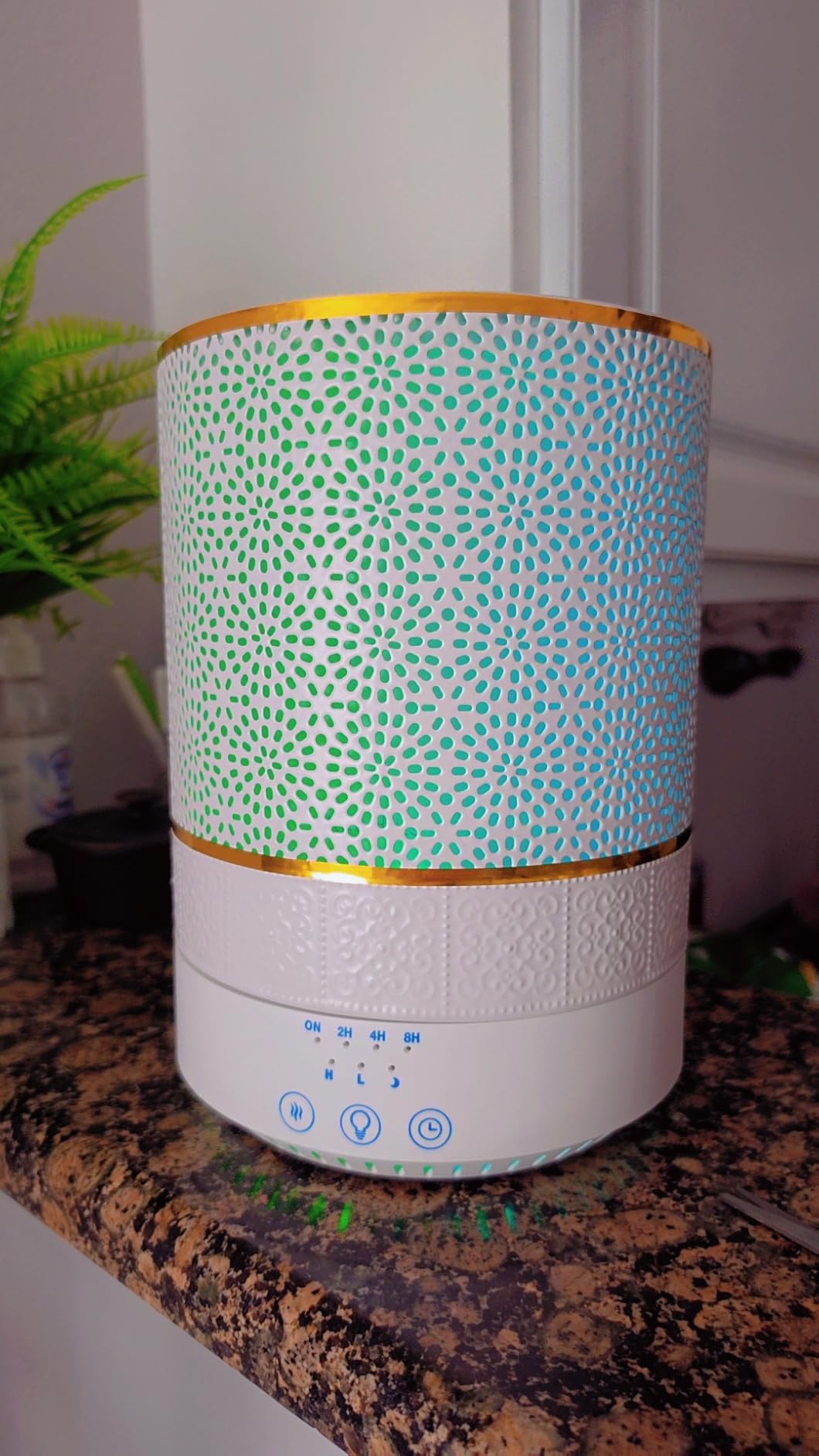 BlueHills 2500 ML Premium XL Essential Oil Diffuser Décor Cover Dark Wood customer photo 2