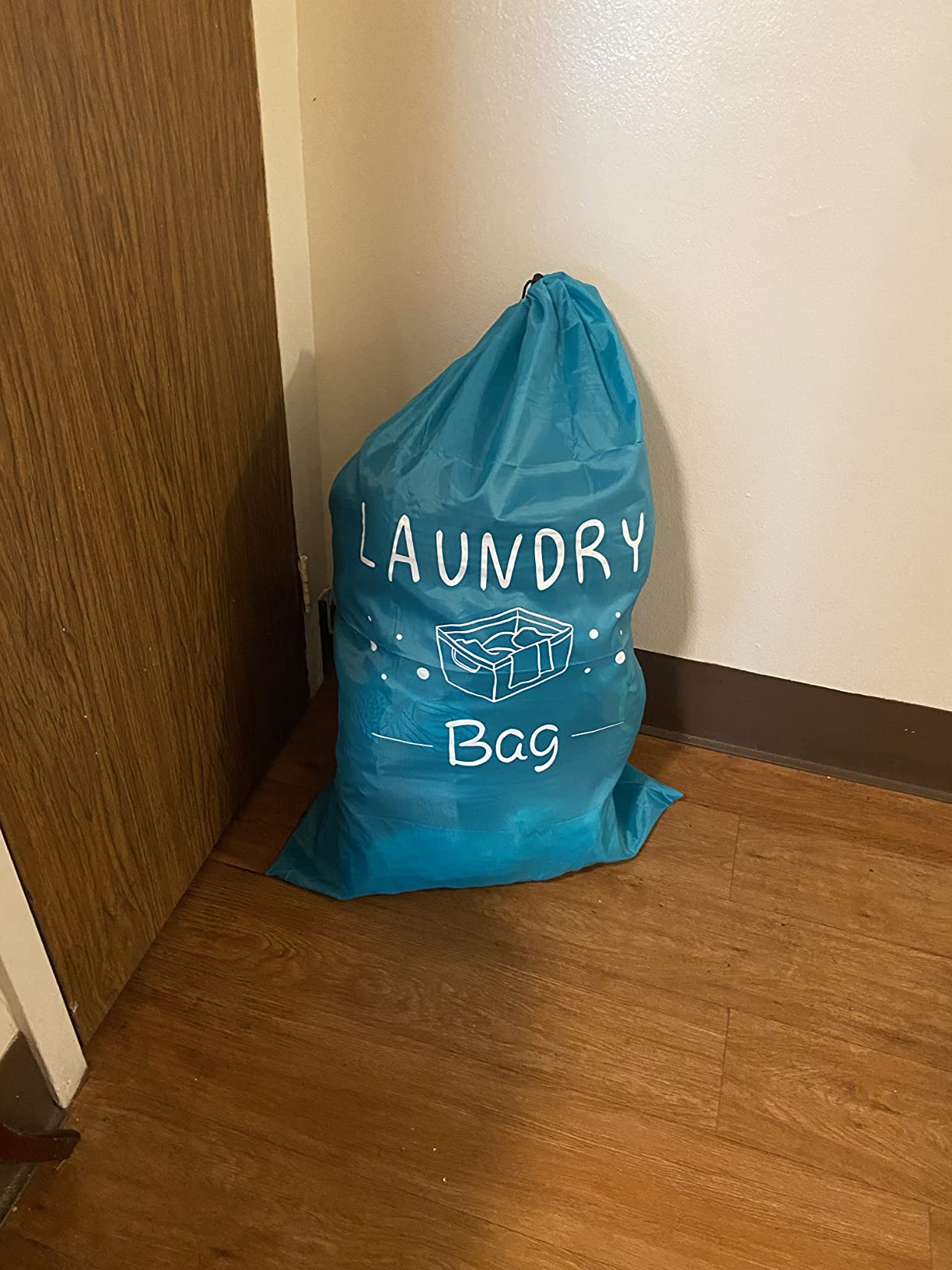 Sylfairy 2 Pack Extra Large Travel Laundry Bag, Dirty Clothes Organizer with Drawstring,Heavy Duty Travel Laundry Bags,Easy Fit a Laundry Hamper Travel Essentials customer photo 1