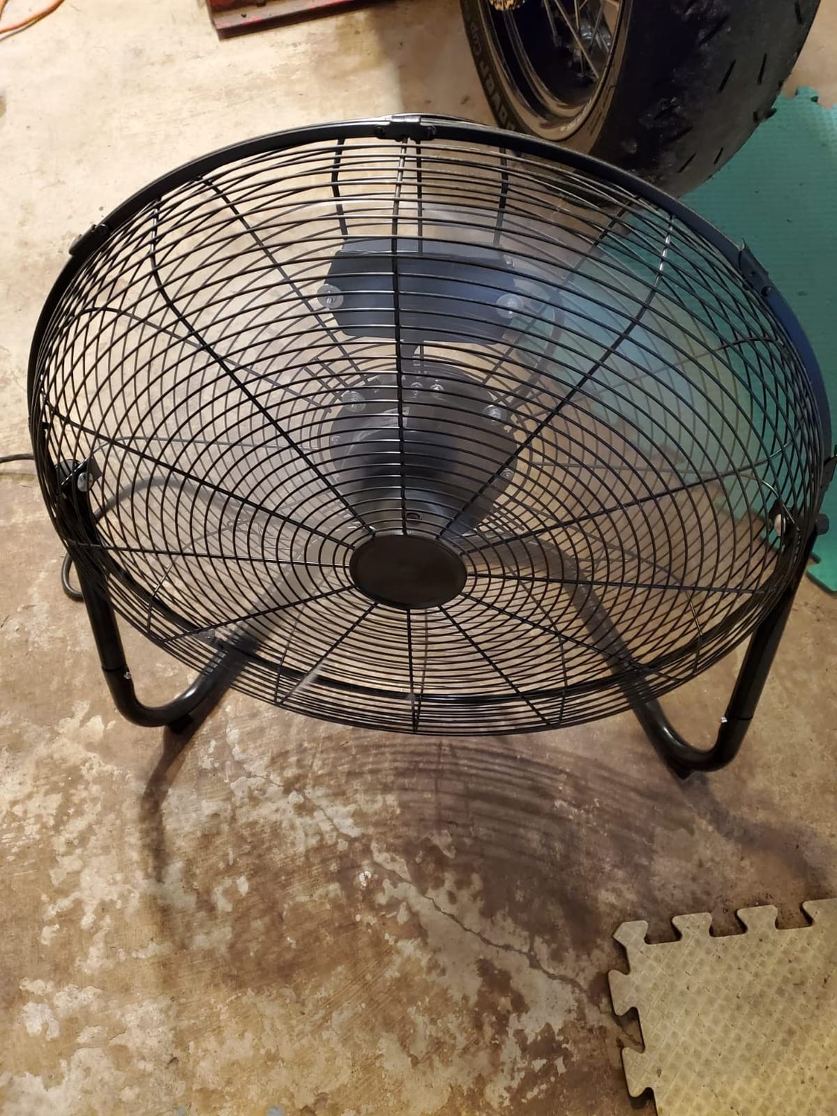 Simple Deluxe 20 Inch 3-Speed High Velocity Heavy Duty Metal Industrial Floor Fans Quiet for Home, Commercial, Residential, and Greenhouse Use customer photo 2