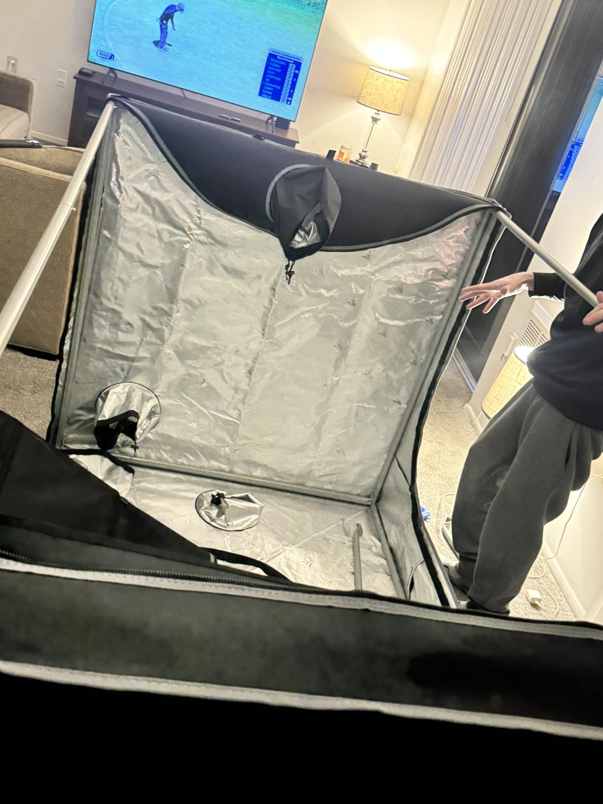 AC Infinity CLOUDLAB 844, Advance Grow Tent 4x4, Thickest Poles & Mylar customer photo 1