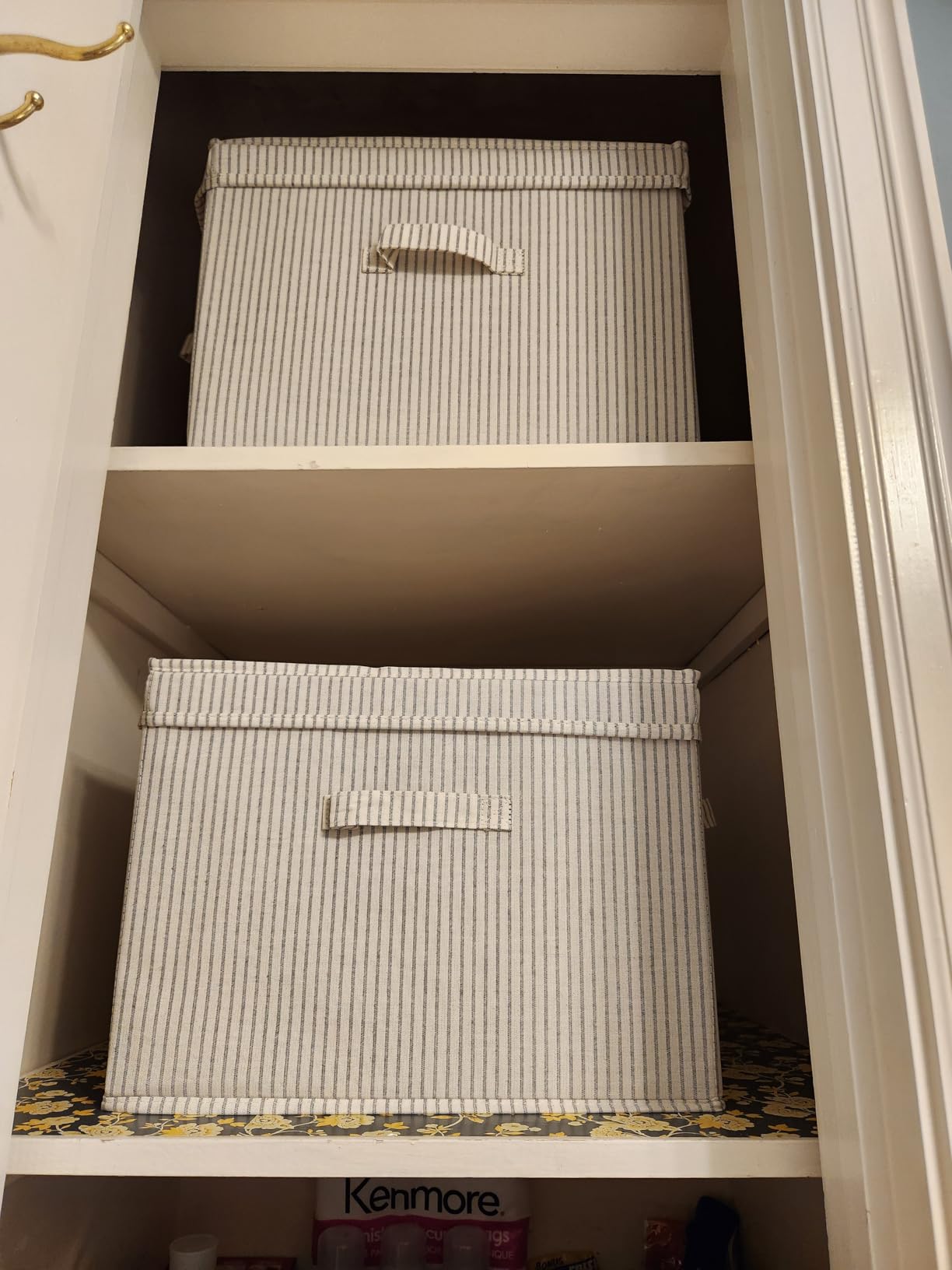 StorageWorks Fabric Storage Bins with Lids, Closet Storage Bins customer photo 1
