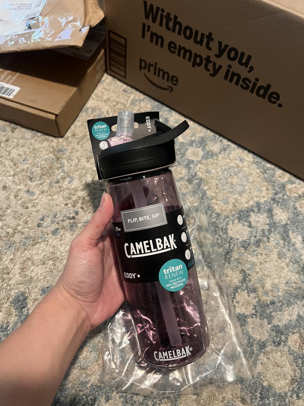 CamelBak Eddy+ Bite Valve Water Bottle 25oz, Charcoal customer photo 1