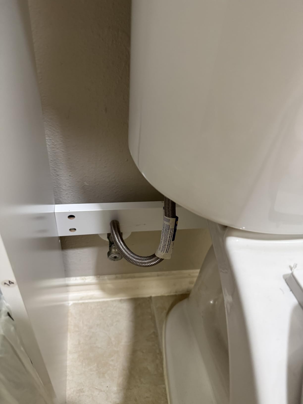 Yaheetech Over the Toilet Storage Cabinet, Bathroom Organizer, White customer photo 1
