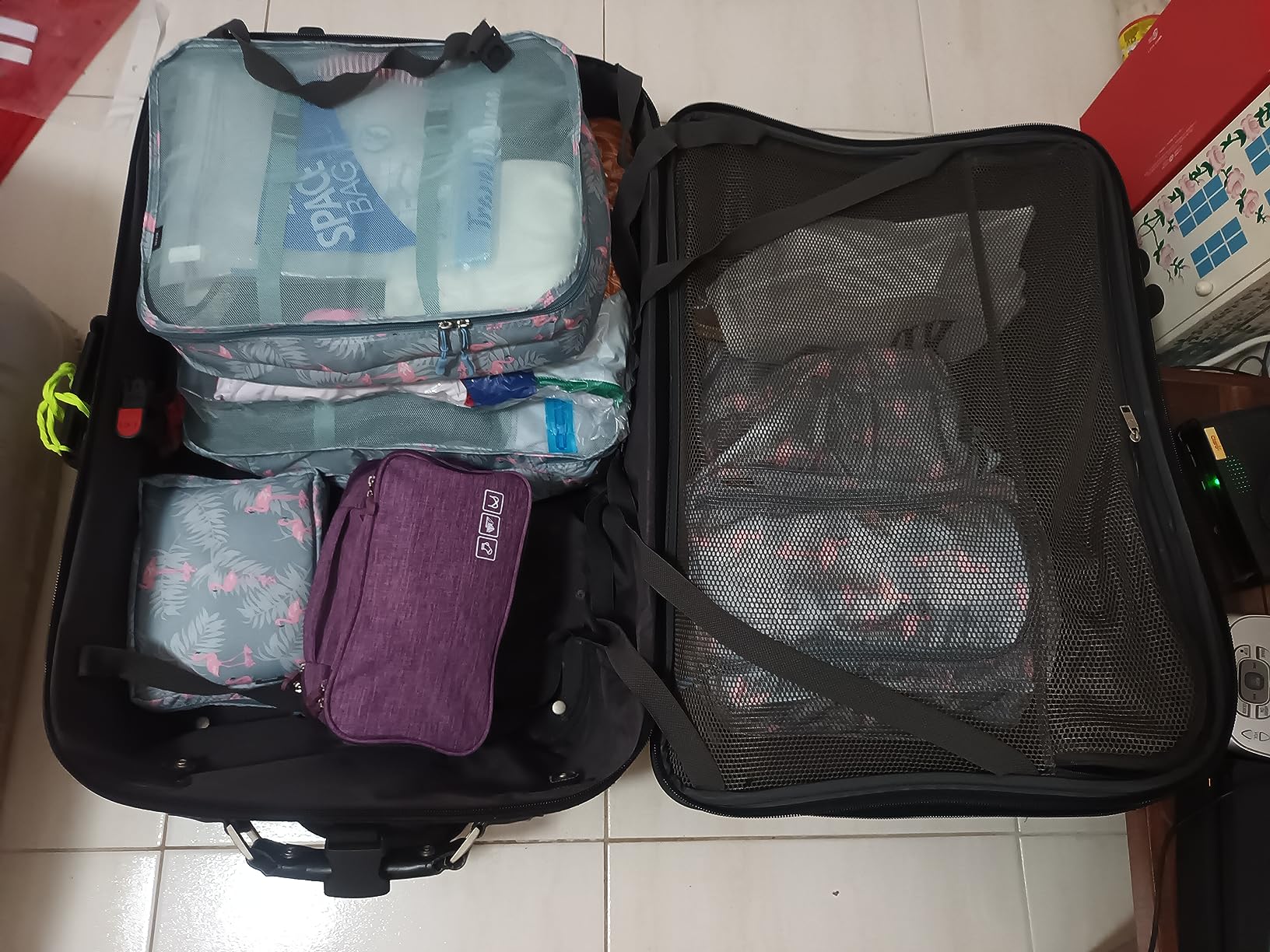 BAGAIL 8 Set Packing Cubes Luggage Packing Organizers for Travel Accessories-Cream customer photo 1
