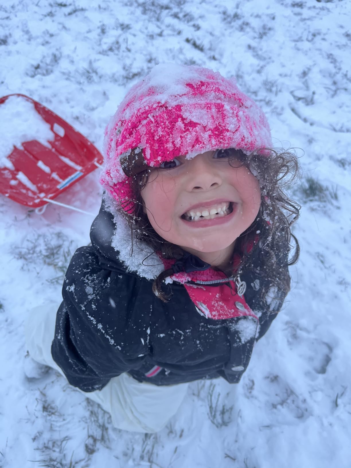 Amazon Essentials Girls and Toddlers' Water-Resistant Ski & Snow Bib Overall customer photo 2