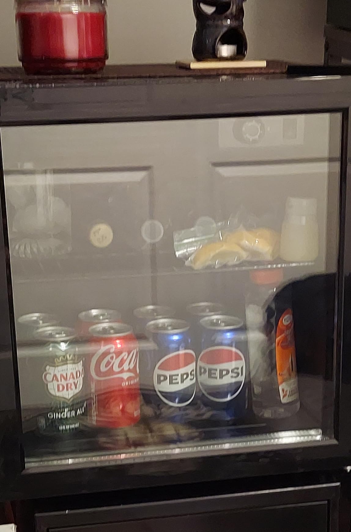 Antarctic Star Beverage Refrigerator Cooler - 145 Can Mini Fridge Glass Door for Soda Beer or Wine, Clear Front Door for Home Office or Bar, 4.4Cu.Ft customer photo 1