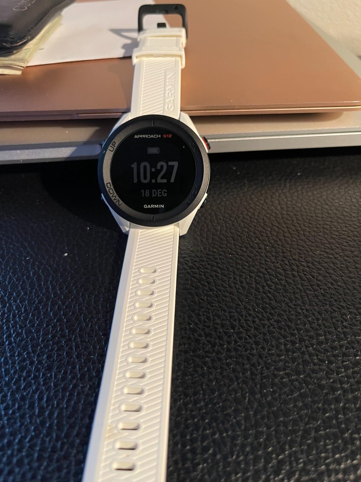 Garmin Approach S12, Easy-to-Use GPS Golf Watch, 42k+ Preloaded Courses, Black, 010-02472-00 customer photo 1