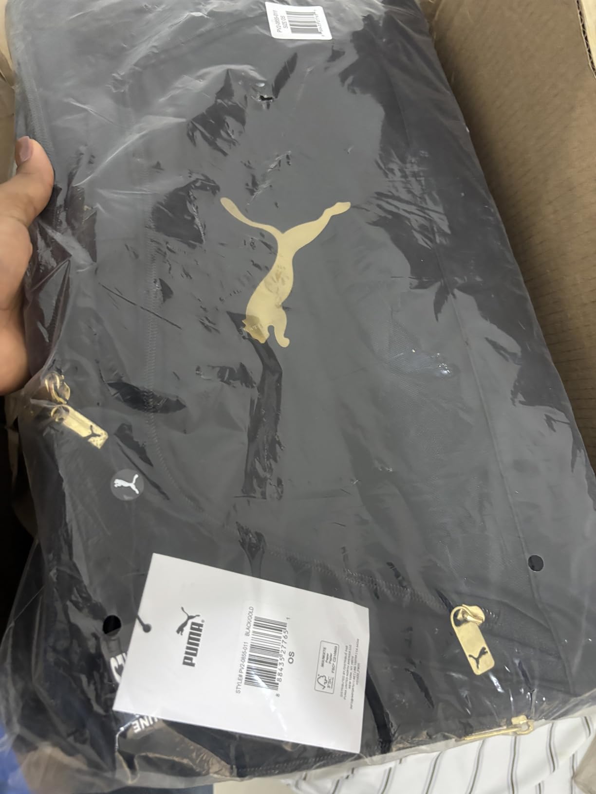 PUMA Accelerator Duffel Bag with Removable Strap & Shoe Pocket customer photo 2