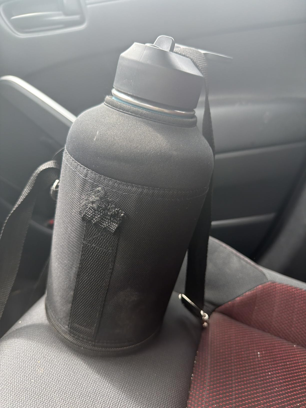 Coolflask Half Gallon Water Bottle Insulated with Straw & 3 Leakproof Lids customer photo 1