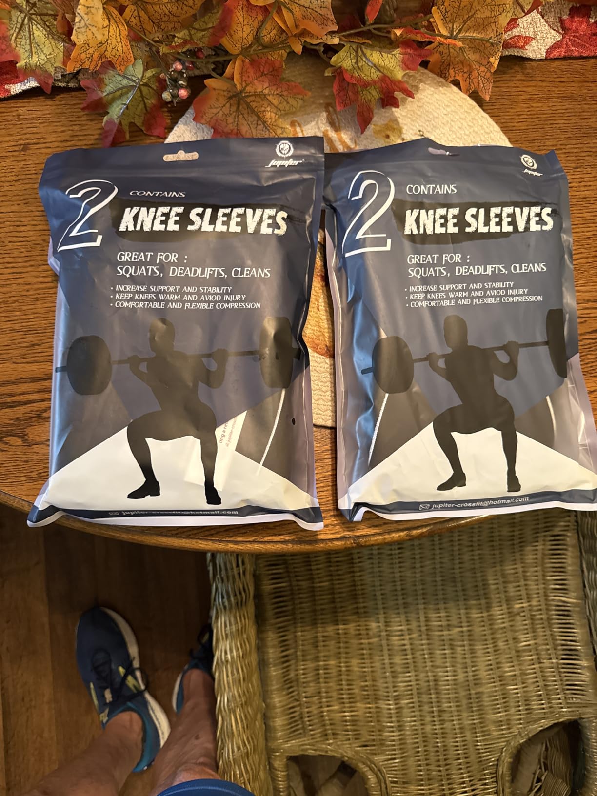 Knee Sleeves (1 Pair), 7mm Compression Knee Braces for Squats,Weightlifting,Powerlifting,Cross Training for Men & Women (Large) customer photo 2