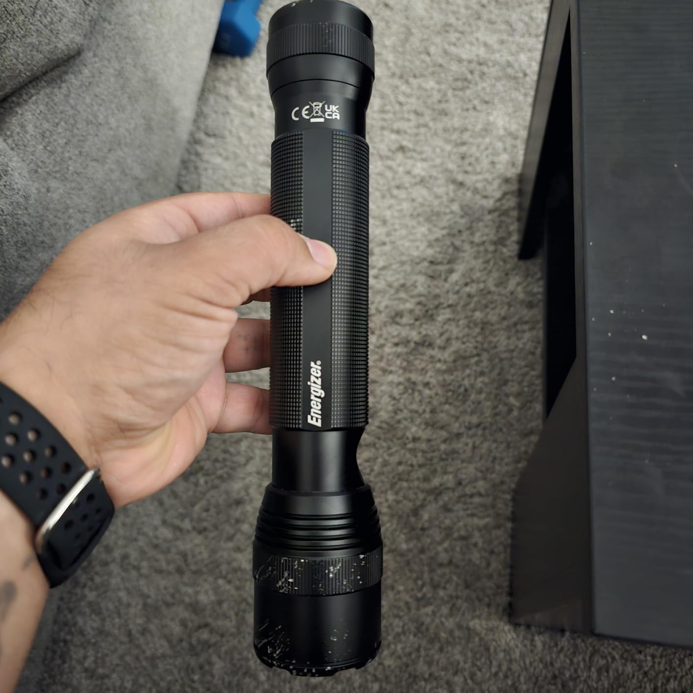 Energizer TacR-1000 Rechargeable Tactical Flashlight, USB Included customer photo 1
