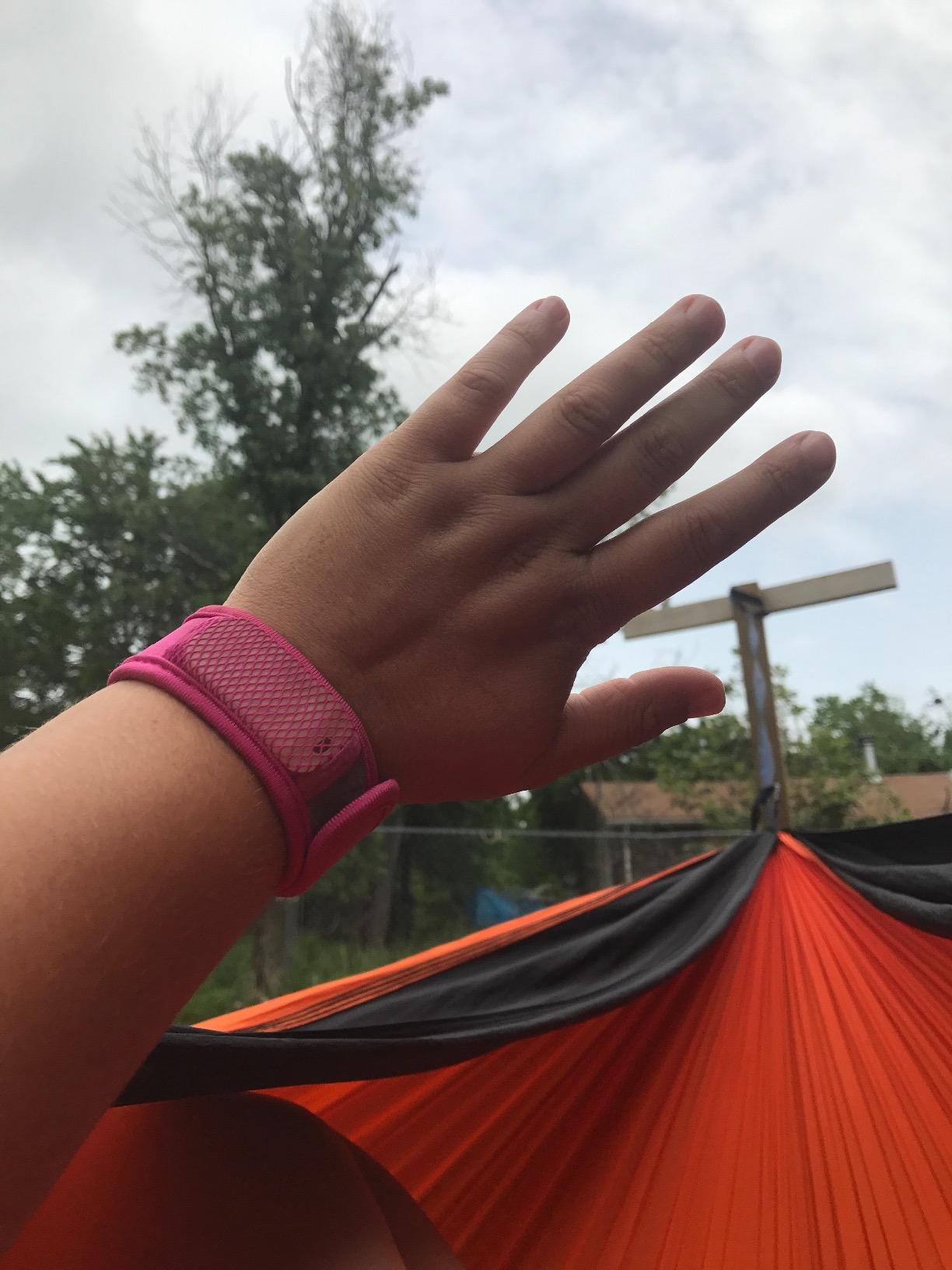 PARA'KITO Bug & Mosquito Bracelets for Kids | Mosquito Spray Alternative | Waterproof, Outdoor Insect Wristband w/Natural Essential Oils | Hiking, Trekking & Camping Accessories (Green Dinosaur) customer photo 2