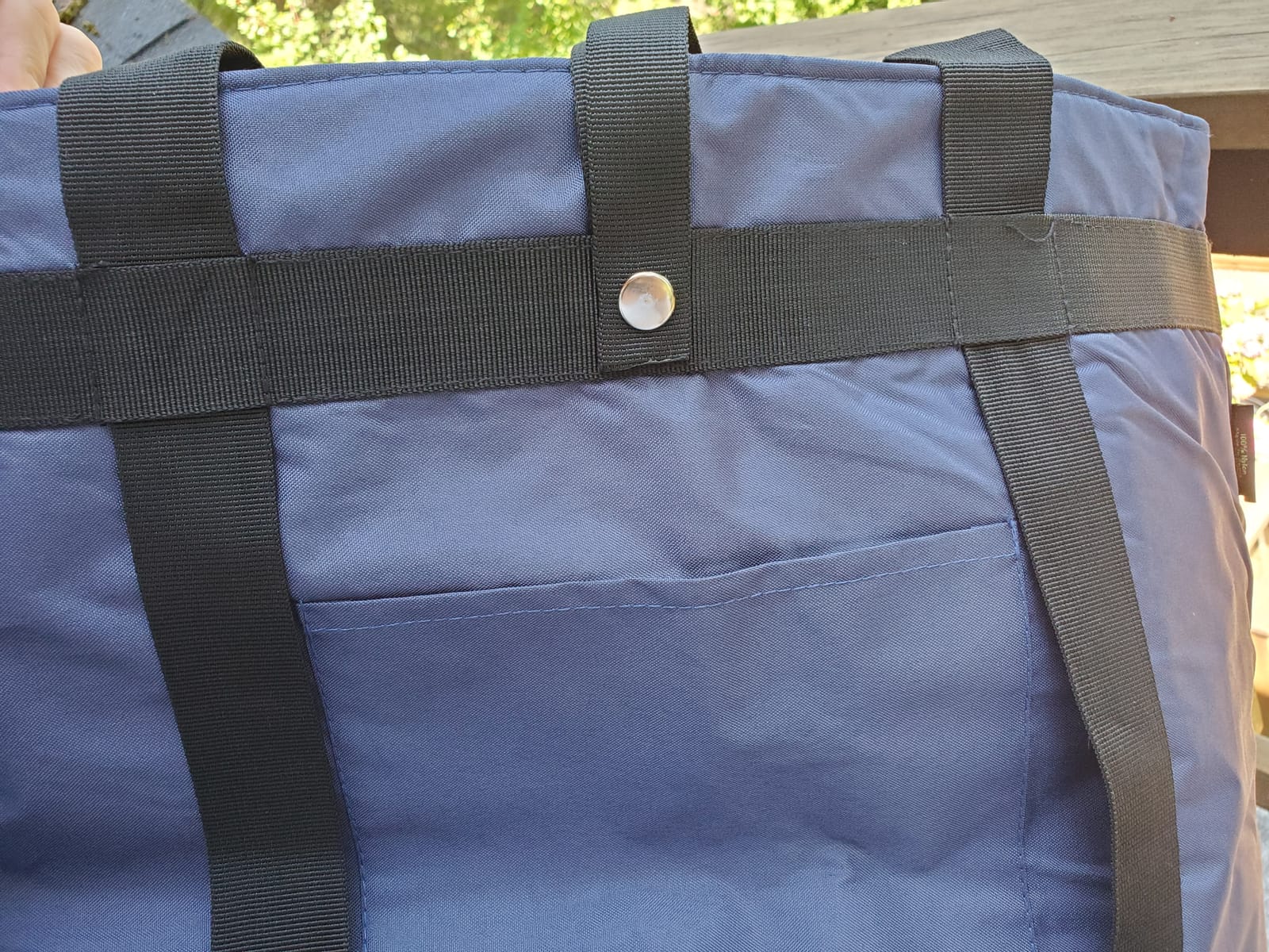BeeGreen Cooler Bag Soft Insulated Tote for Beach Travel Grocery Shopping Lunch Portable Large Ice Coolers with Handle Hard Freezer Bags with Zippered Top Foldable Leakproof Delivery Totes Navy customer photo 2