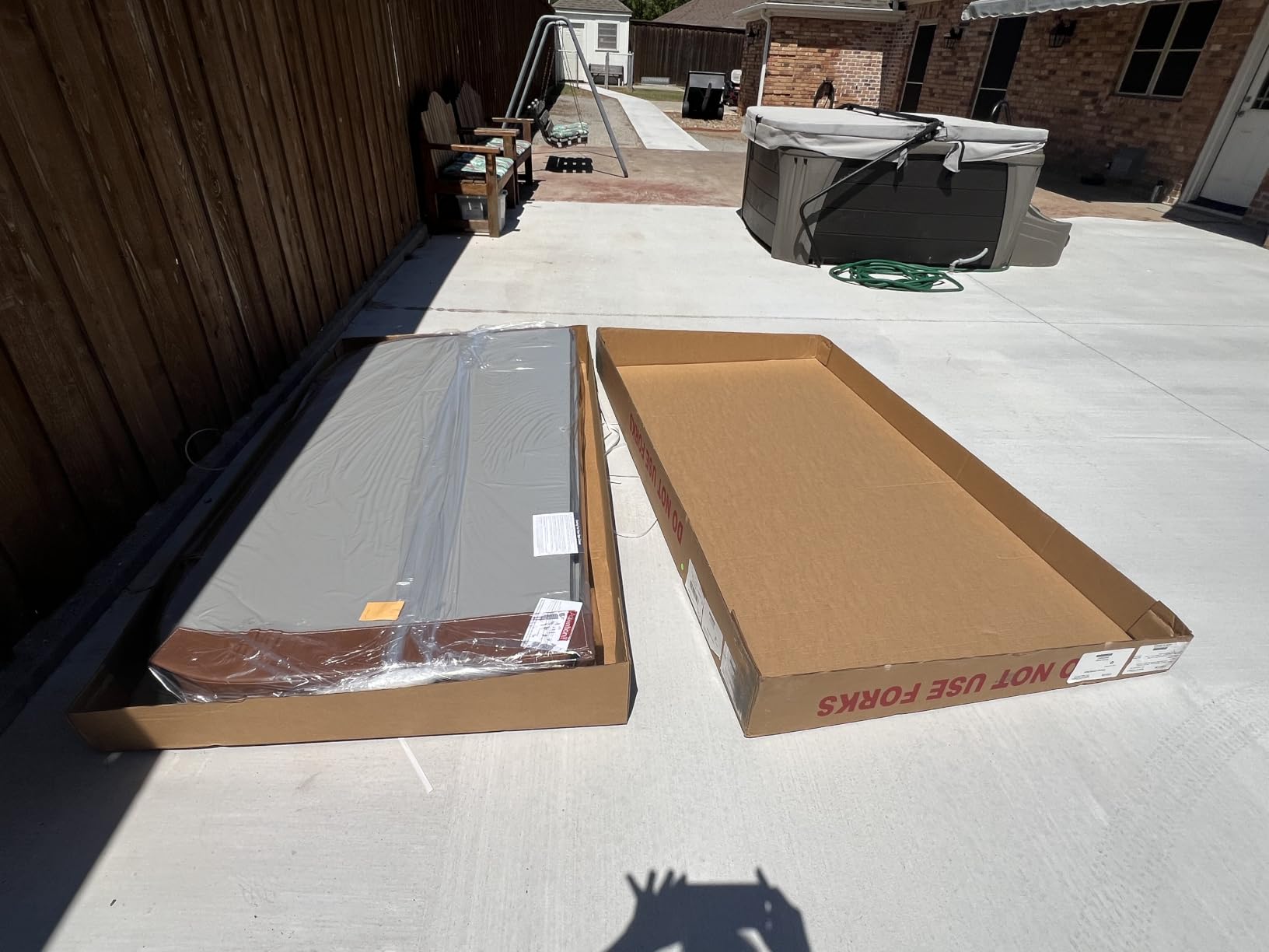MySpaCover Custom-Made Hot Tub and Spa Cover Replacement | High-Density EPS Foam Insulation | HydroTex 600D or Marine Vinyl | Any Shape and Size up to 96 x 96 in. | 5-Year Warranty customer photo 1