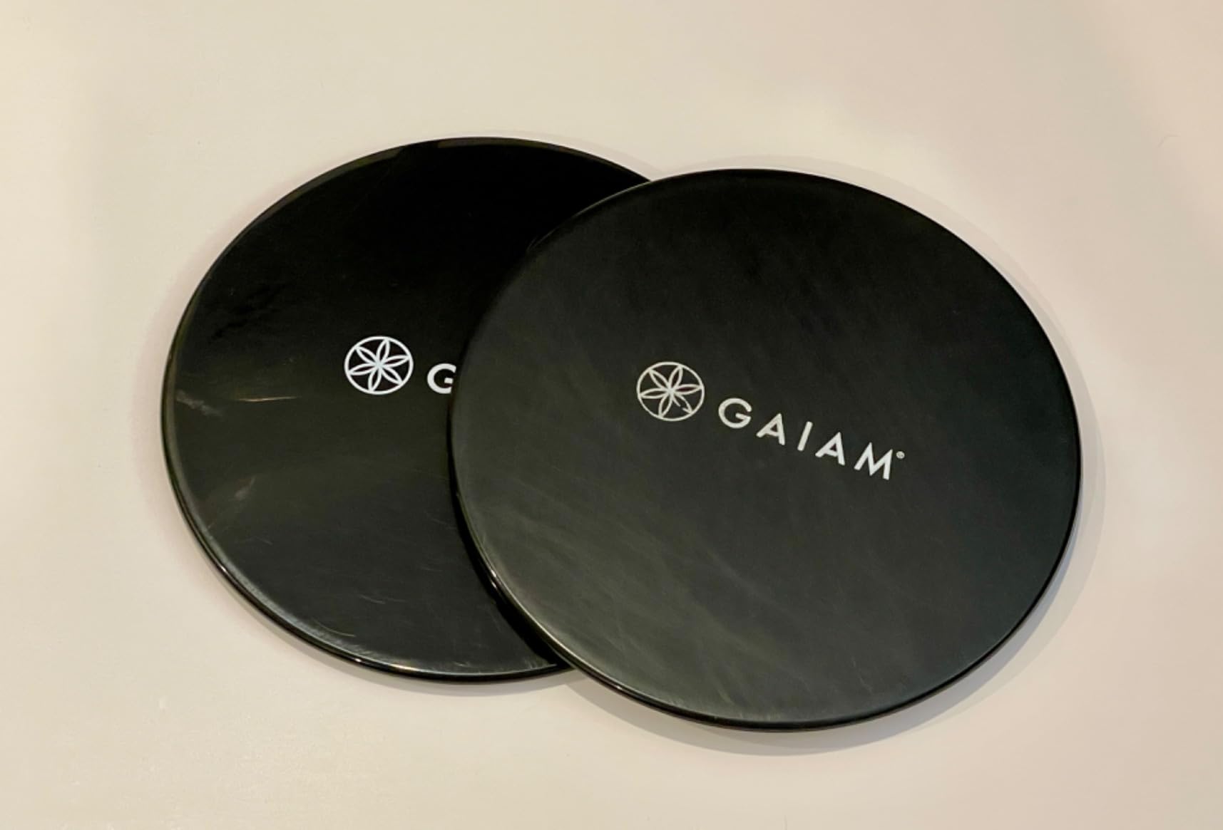 Gaiam Core Sliding Discs - Dual Sided Workout Sliders for Carpet & Hardwood Floor - Home Ab Pads Exercise Equipment Fitness Sliders for Women and Men customer photo 1