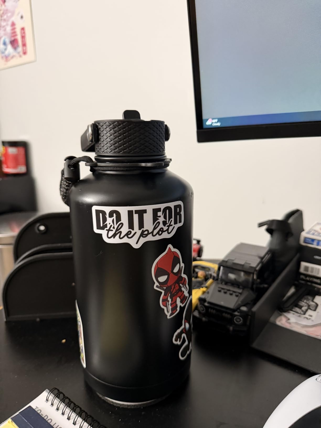 BJPKPK 40oz Insulated Water Bottle with Straw Lid, Stainless Steel Bottle customer photo 1