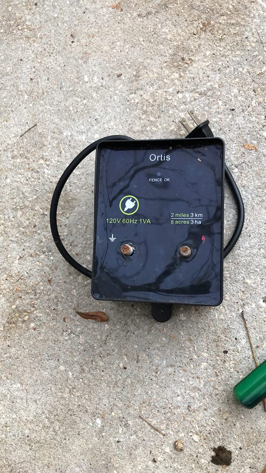 Electric Fence Energizer, Ortis 2-Mile/ 8 Acres Electric Fence Controller for Dogs, Livestock, Squirrels, Used for Gardens, Chicken Coops, 0.1 Joule customer photo 1