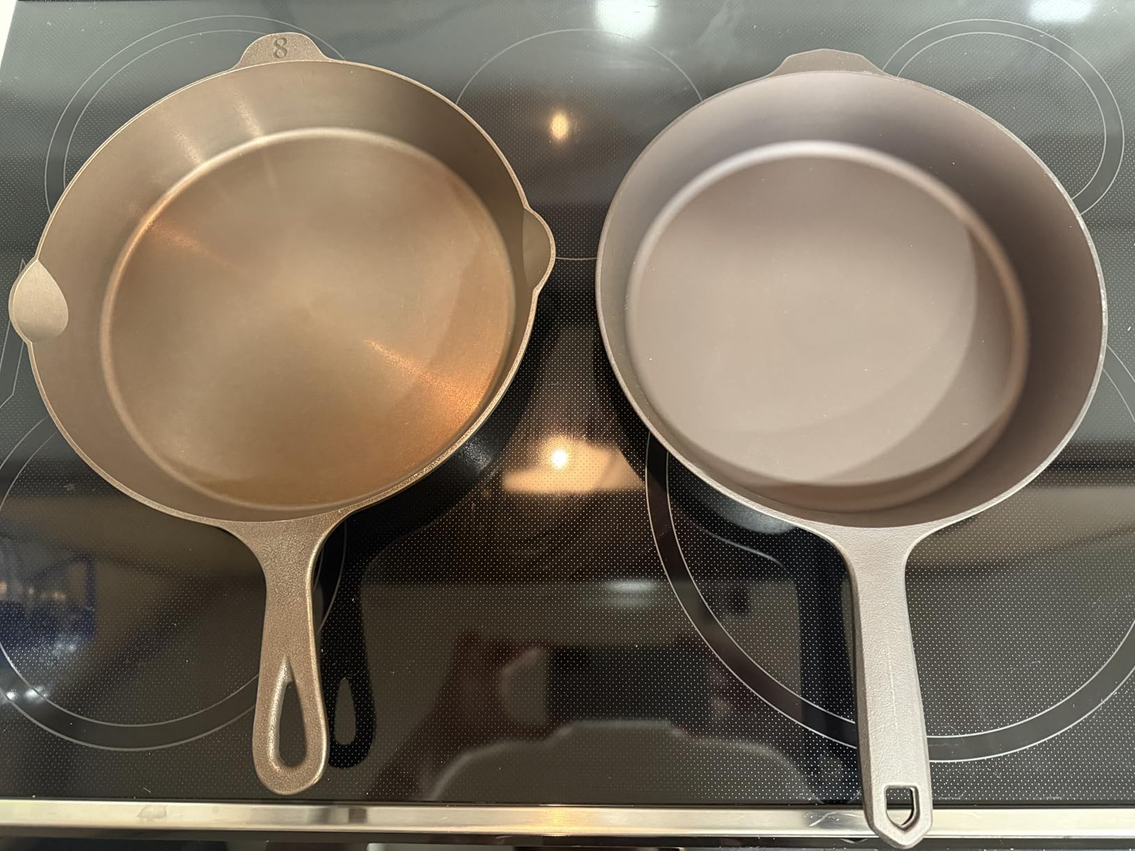 Lancaster Cast Iron Lightweight Cast Iron Skillet - 10.5” Pre-Seasoned Frying Pan Made in USA customer photo 1