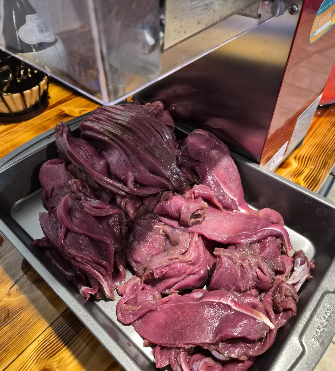 Newhai 850W Commercial Meat Cutter Machine, 5mm Heavy Duty Slicer 110V customer photo 1