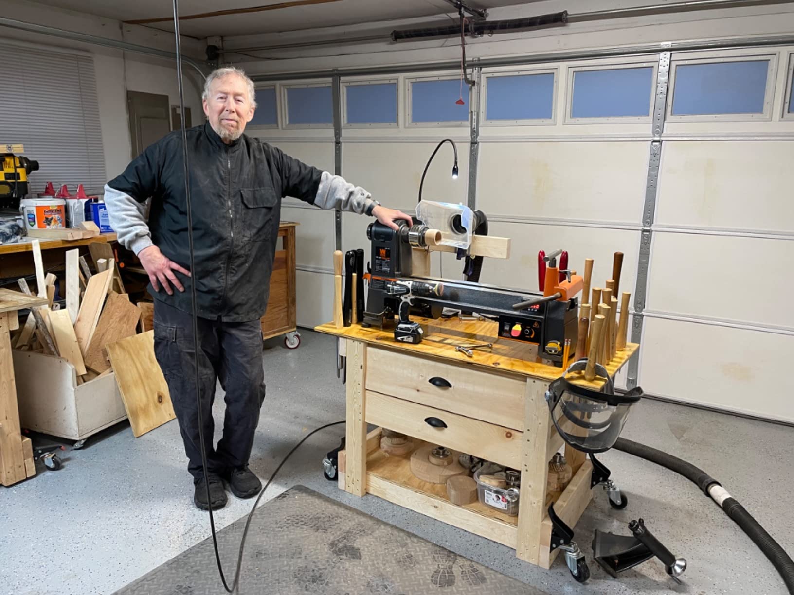 WEN 34035 6-Amp 14-Inch by 20-Inch Variable Speed Benchtop Wood Lathe customer photo 2