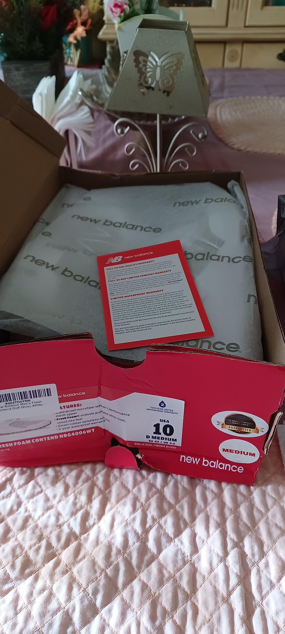 New Balance Men's Fresh Foam Contend Golf Shoes customer photo 2