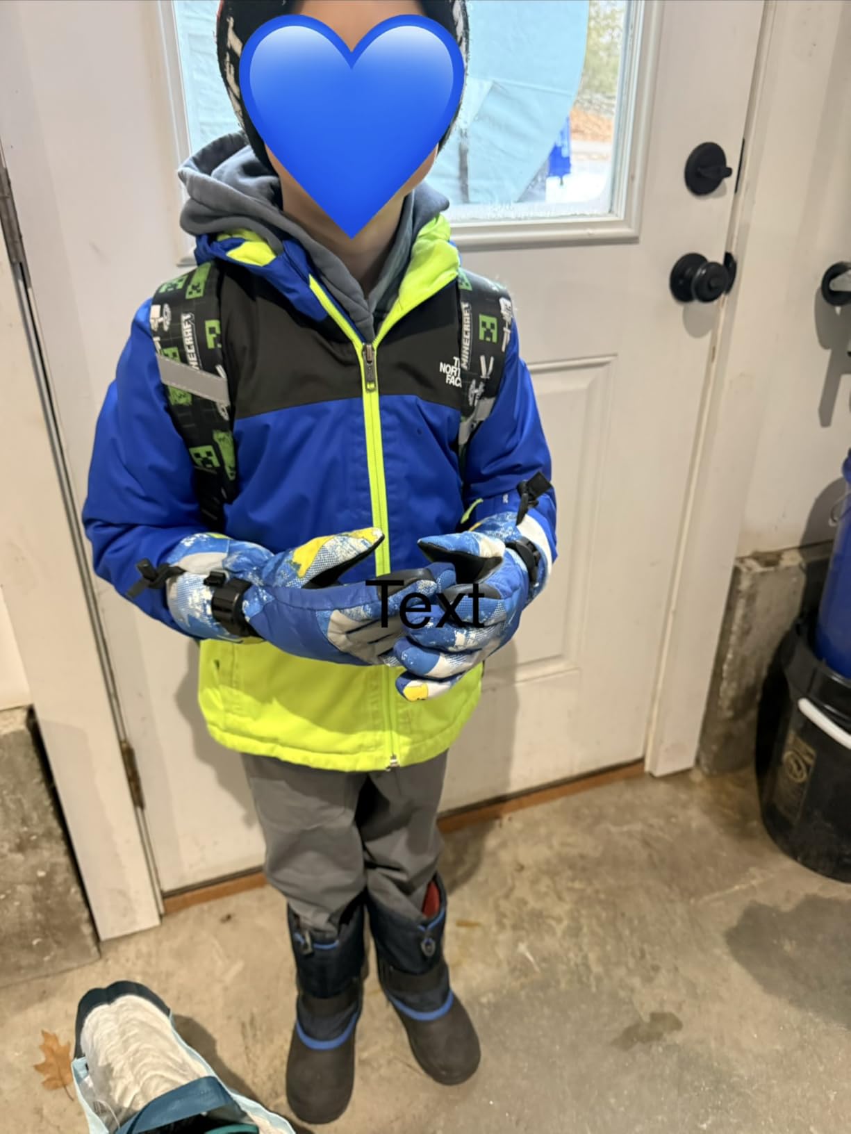 Ski Gloves,Snow Gloves Waterproof Winter Warm Cold Weather Touchscreen Gloves for Parent& Child Kids Skiing,Snowboarding customer photo 2