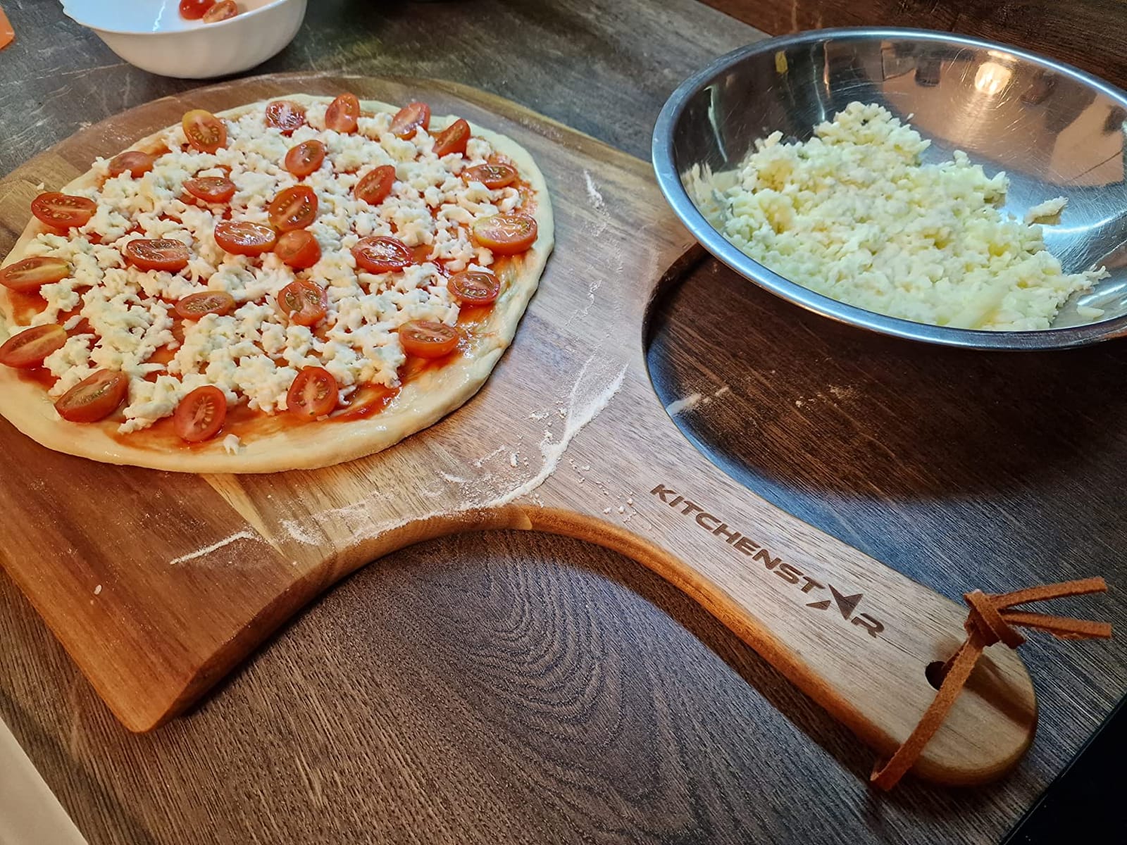 16-Inch Pizza Stone for Oven and Grill, Baking Stone for Bread, Round customer photo 2