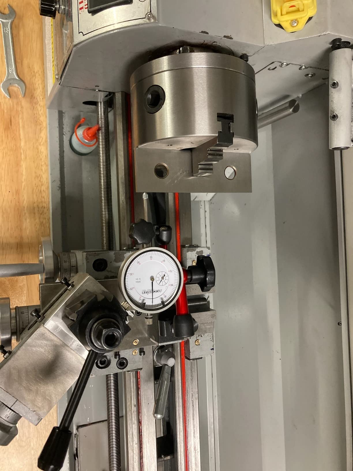 VEVOR Metal Lathe 8.7 x 29.5 Inch/220 x 750MM Mini Metal Lathe 1.1KW Infinitely Variable Speed Mini Lathe Machine LED Screen for Counter Face Turning Driling customer photo 2