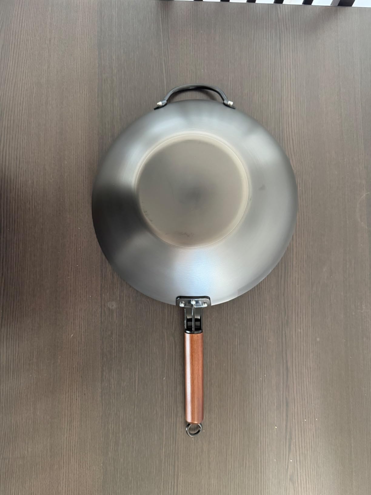 Babish 14 Inch Carbon Steel Wok Pan, Flat Bottom Stir Fry Pan, Induction customer photo 2