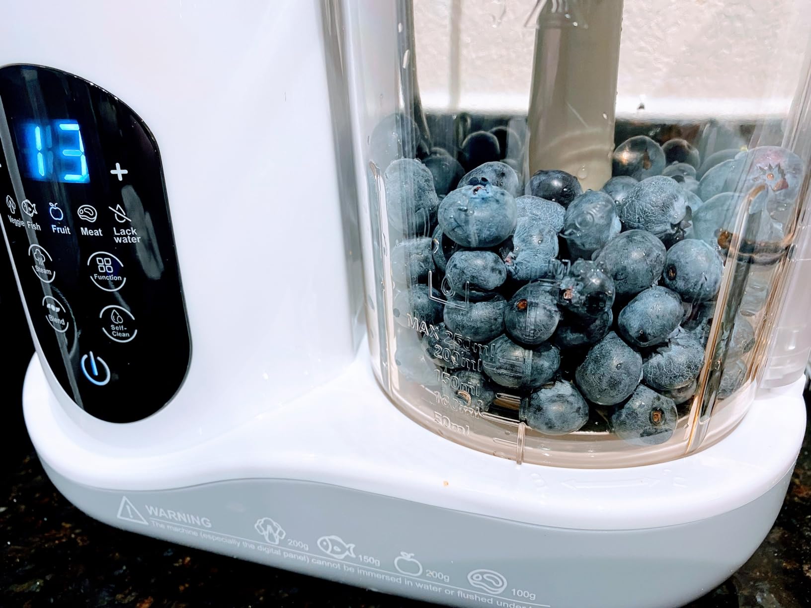 BEAR 2024 Baby Food Maker, One-Step & Easy to Use, Smart Touchscreen, White customer photo 1
