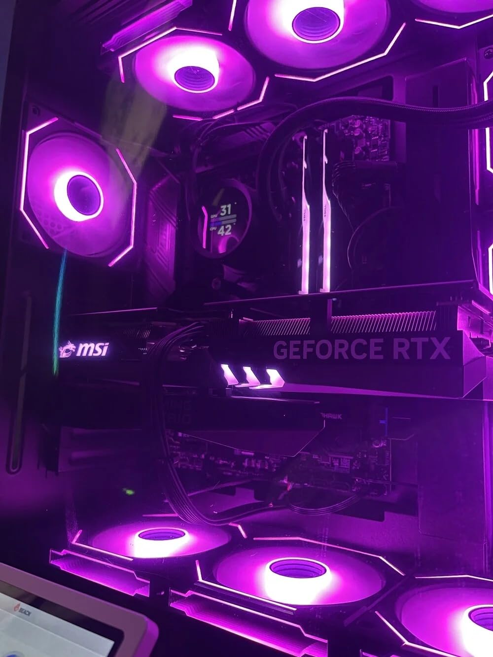 G.SKILL Trident Z5 RGB Series DDR5 RAM (Intel XMP 3.0 & AMD EXPO) 32GB (2x16GB) Up to 6000MT/s* CL36-36-36-96 1.35V Desktop Computer Memory U-DIMM - Matte Black (F5-6000J3636F16GA2-TZ5RK) customer photo 1