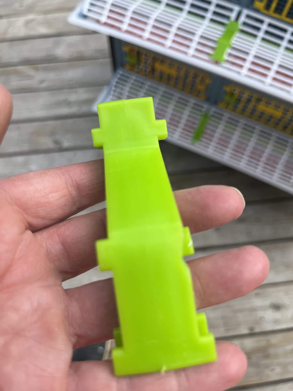 Hatching Time Grow Out Pen, 3 Section, 5 Layer, H 9.5 Inch, ABS Plastic customer photo 2