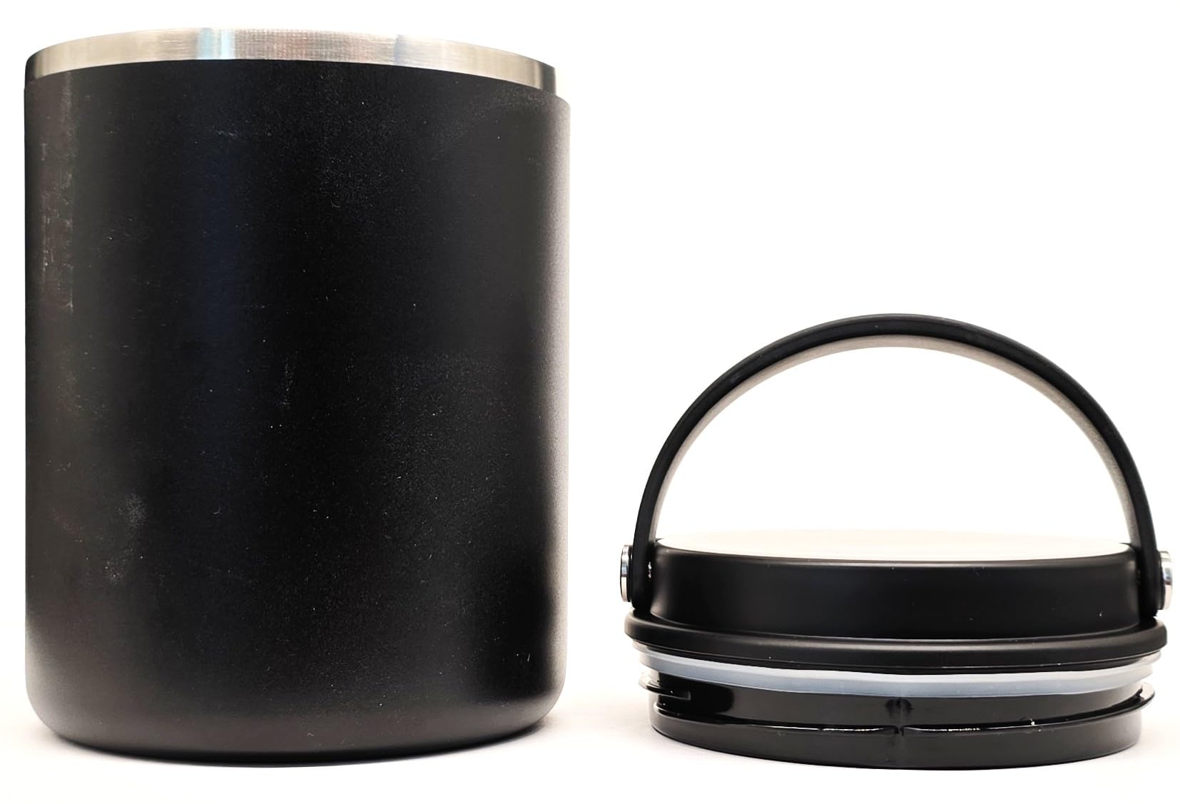 Hydrapeak 25oz Stainless Steel Vacuum Insulated Food Jar for Hot Food and Cold Food, Wide Mouth Leak-Proof Soup Jar for Adults, 10 Hours Hot and 16 Hours Cold (Black) customer photo 2
