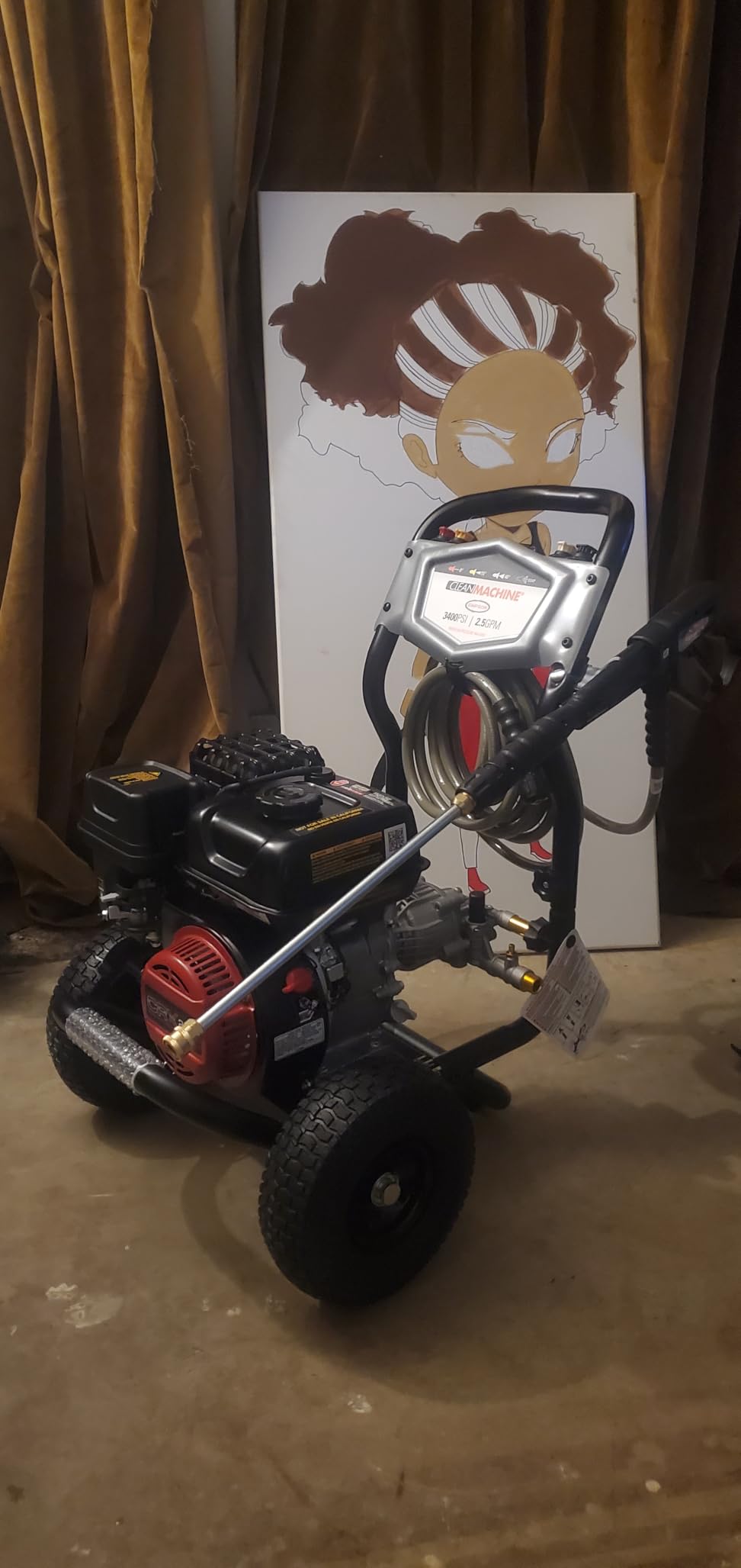 Simpson Clean Machine 3400 PSI Gas Pressure Washer w/ 15