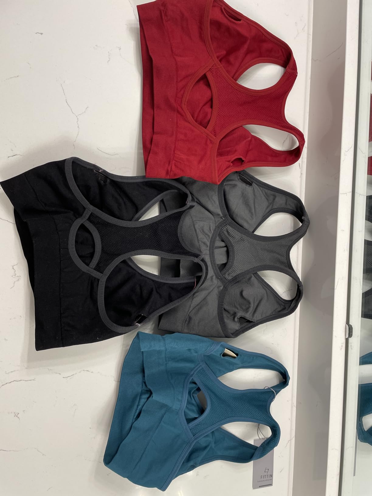 FITTIN Supportive Sports Bra for Large-Bust: 12-Hour Zero-Pressure Comfort customer photo 2