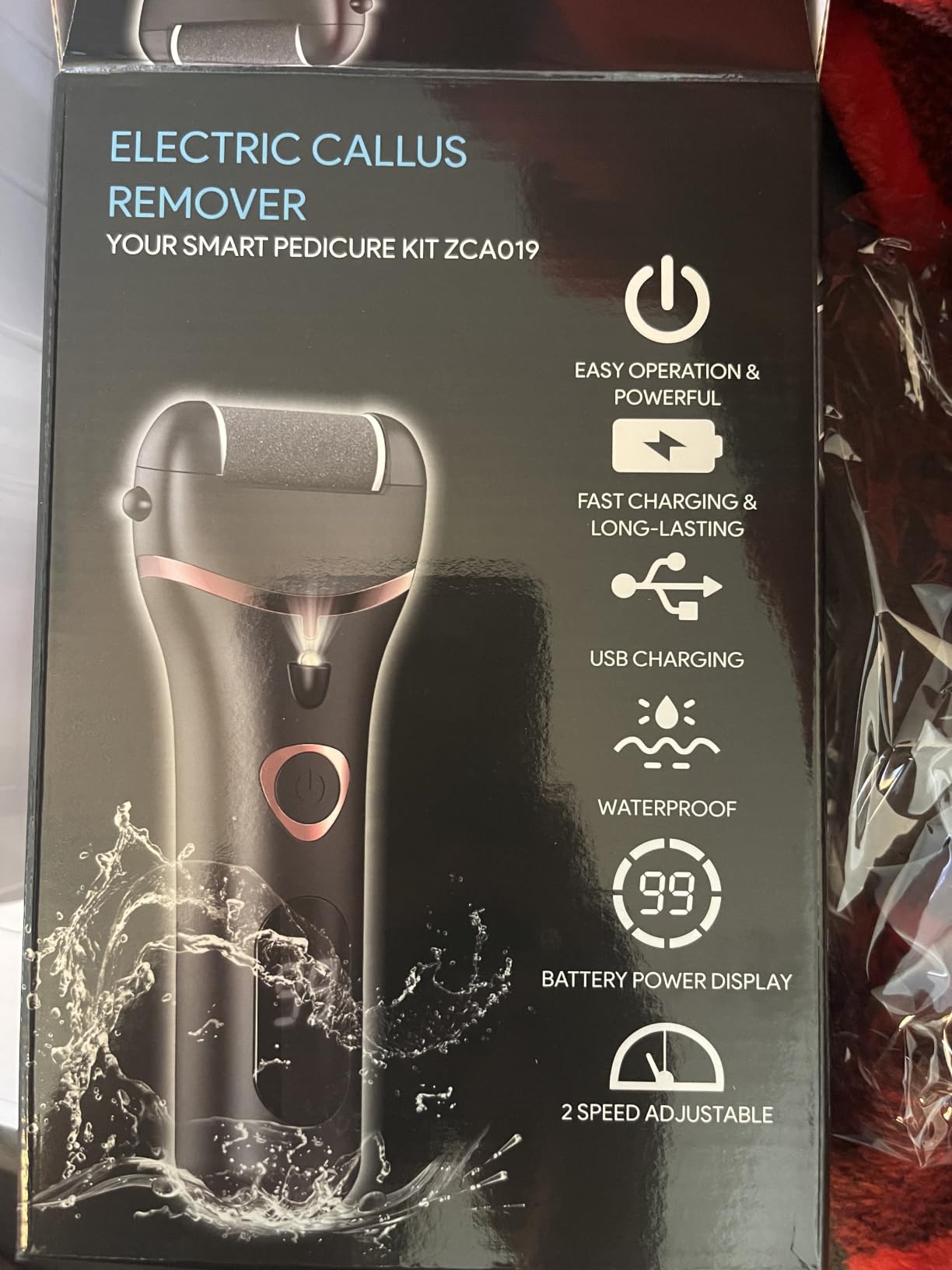 Electric Foot Callus Remover, Rechargeable Foot Scrubber File Pedicure Kits customer photo 1